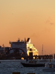 FZ019487 Stena Line ferry in sunset.jpg